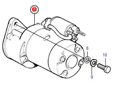 Volvo Penta Startmotor