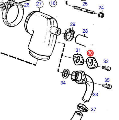 844093 Volvo Penta flns