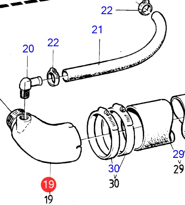 836745 Volvo Penta Avgasrrkrk